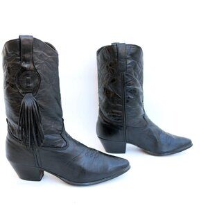 Laredo black cowboy boots size  8.5